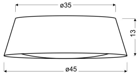 LAMPA SUFITOWA CANDELLUX RIVER 14-62963 PLAFON 16W LED 6500K Z ABAŻUREM