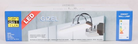 LAMPA ŚCIENNA KINKIET CANDELLUX GIZEL 20-32591 LED CHROM