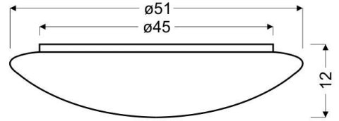 LAMPA SUFITOWA CANDELLUX SKY 14-62093 PLAFON LED 6500K