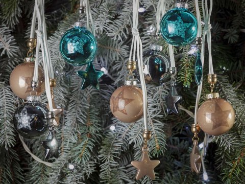 Ozdoba szkl.GULIA bombka z gwiazdką_Aluro