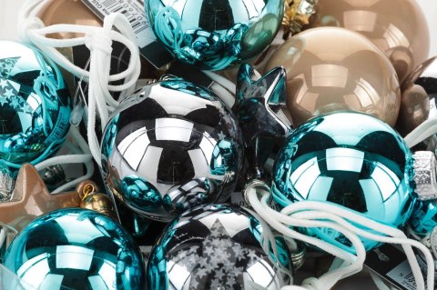 Ozdoba szkl.GULIA bombka z gwiazdką_Aluro