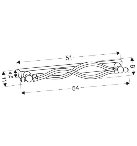 Lampa ESSE KINKIET 12W LED 4000K BIAŁY