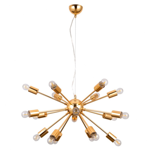 Nowoczesna złota lampa wisząca Theo