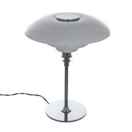 Ekskluzywna lampa stołowa biała Roger 45