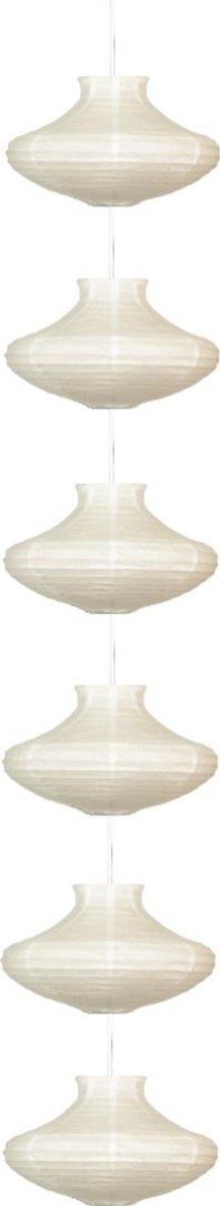 LAMPA SUFITOWA CANDELLUX WYPRZEDAŻ 3494061-00 GRIFF - ZWIS /6 PAPIEROWY ŚR.25 BIAŁY E-14 40W