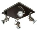 LAMPA SUFITOWA CANDELLUX WYPRZEDAŻ 94-01071 L&H DUKAT 4X50W GU10 DREWNO