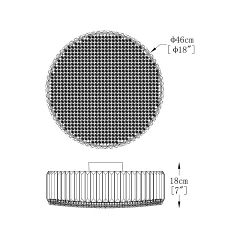 LAMPA SUFITOWA PRINCE C0360-05B-F4AC