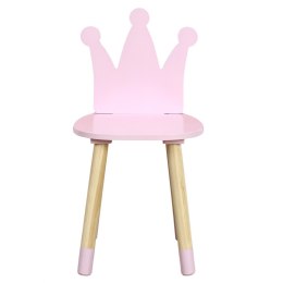 Krzesło dziecięce Puppe różowe