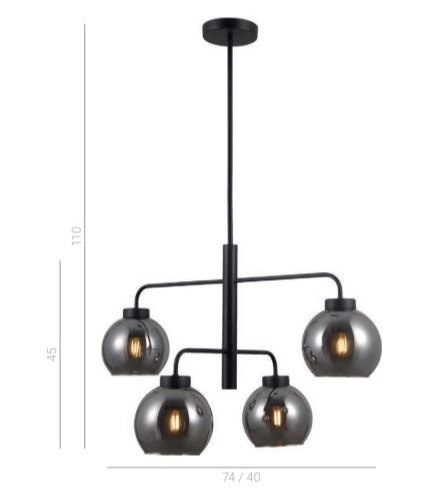 Lampa wisząca POGGI PND-28028-4D Italux