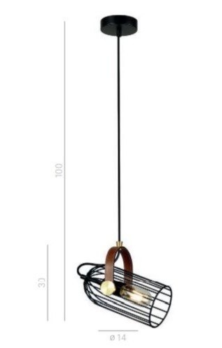 Lampa wisząca Antoin PND-2445-1-BK Italux