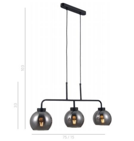 Lampa wisząca POGGI PND-28028-3 Italux