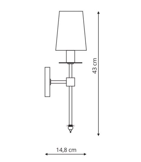 Casoli kinkiet patyna