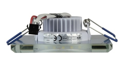 Oprawa stropowa oczko Candellux SSP-22 CH/TR+WH 8W LED 230V RING LED BIAŁY