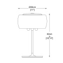 LAMPA STOŁOWA CRYSTAL II T0076-03E-F4FZ