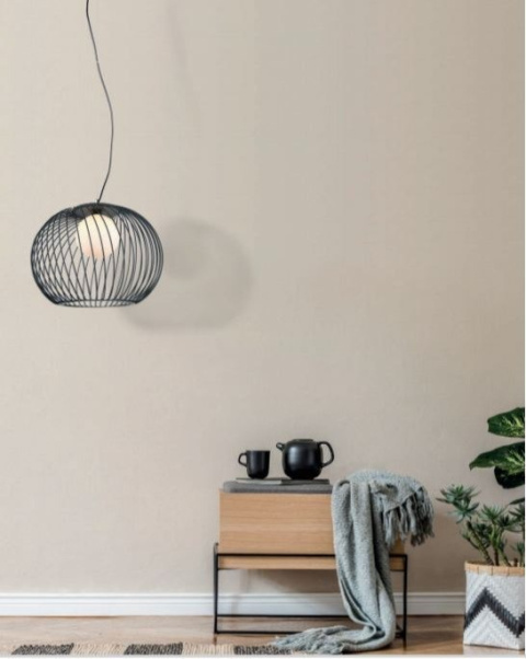 Lampa wisząca CLARISA MDM-3842-1 BK