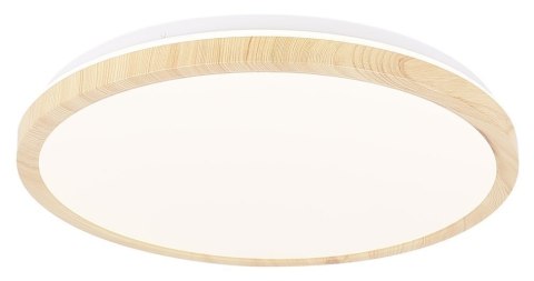 Plafon LED biały + drewniany 36W 4000K lampa Gandava Candellux 14-75260