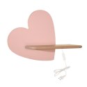 Kinkiet LED 5W lampka dziecka półka serce różowe Heart Candellux 21-84569