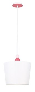 Lampa wisząca biała pokój dziecka 60W E27 Bebe Candellux 31-72764