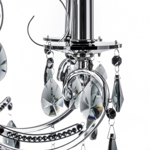 Lampa kryształowa BAROCCO BLACK MD72709-6B Italux