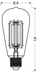 Żarówka Edison E27 60W 3030948 Candellux