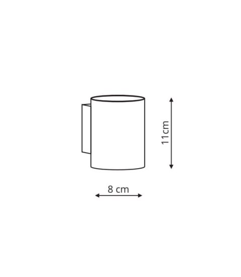 Oregon kinkiet czarny