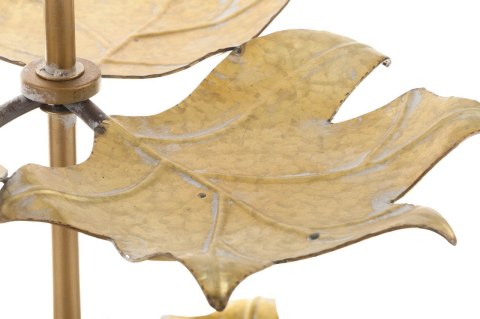 Etażerka liście MEISA dwa poziomy-złota_Aluro