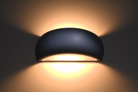 Kinkiet ceramiczny PONTIUS szary