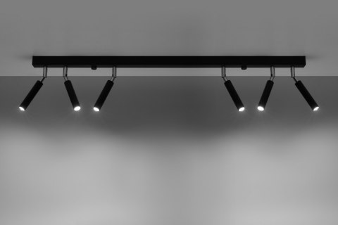 Plafon EYETECH 6 czarny