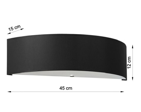 Kinkiet SKALA czarny