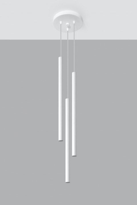 Lampa Wisząca PASTELO 3P Biała