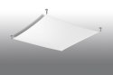 Minimalistyczny plafon LUNA 4 biały