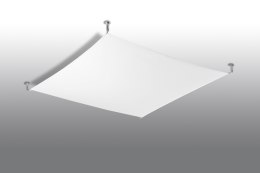 Minimalistyczny plafon LUNA 4 biały