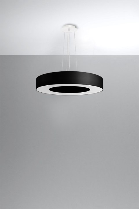 Żyrandol SATURNO SLIM 50 czarny