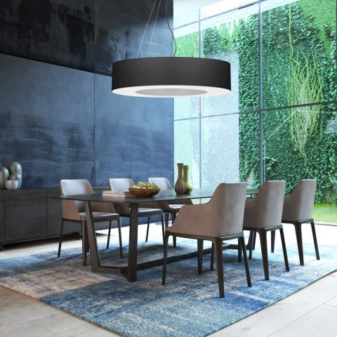 Żyrandol SATURNO SLIM 50 czarny