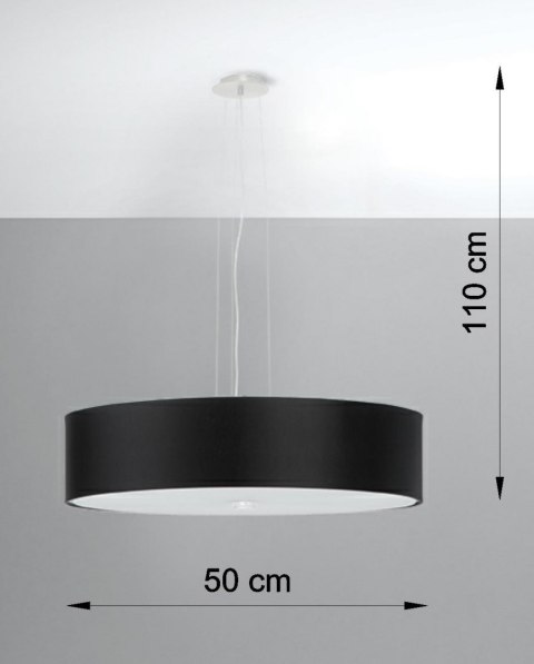Żyrandol SKALA 50 czarny